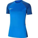 Dámské Fotbalové dresy Nike Strike v modré barvě z polyesteru ve velikosti S s krátkým rukávem ve slevě 