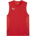 Pánské Sportovní oblečení Puma teamGOAL v červené barvě ve velikosti S 