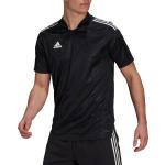 Pánské Fotbalové dresy adidas v černé barvě ve velikosti XS s krátkým rukávem ve slevě 