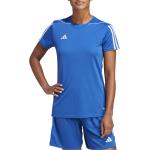 Dámské Fotbalové dresy adidas Tiro 23 v modré barvě ve velikosti XXL s krátkým rukávem ve slevě plus size 