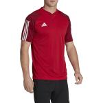 Pánské Fotbalové dresy adidas Tiro 23 v červené barvě z polyesteru ve velikosti XXL s krátkým rukávem ve slevě plus size 