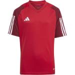 Dětské fotbalové dresy adidas v červené barvě 