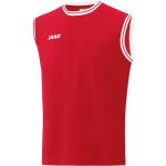 Pánské Basketbalové dresy Jako v červené barvě z polyesteru ve velikosti 3 XL bez rukávů ve slevě plus size 