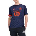 Nová kolekce: Pánské Fotbalové dresy New Balance v modré barvě z polyesteru s krátkým rukávem 