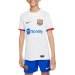 Nová kolekce: Dětské dresy Nike FC Barcelona v bílé barvě s motivem FC Barcelona ve slevě 