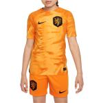 Dětské dresy Nike v oranžové barvě s motivem KNVB (Koninklijke Nederlandse Voetbal Bond) ve slevě 
