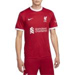 Nová kolekce: Pánské Fotbalové dresy Nike v červené barvě ve velikosti S s krátkým rukávem s motivem FC Liverpool ve slevě 