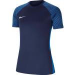 Dámské Fotbalové dresy Nike Strike v modré barvě z polyesteru ve velikosti XS s krátkým rukávem ve slevě 