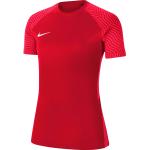 Dámské Fotbalové dresy Nike Strike v červené barvě z polyesteru ve velikosti XS s krátkým rukávem ve slevě 