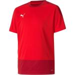 Dětská sportovní trička Puma teamGOAL v červené barvě ve velikosti 12 let ve slevě 