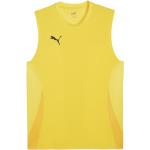 Pánské Sportovní oblečení Puma teamGOAL v žluté barvě 