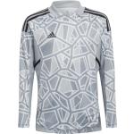 Pánské Fotbalové dresy adidas v šedé barvě s dlouhým rukávem ve slevě 