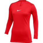 Dámské Fotbalové dresy Nike Park v červené barvě z polyesteru ve velikosti XS s dlouhým rukávem ve slevě 