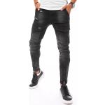 Pánské Slim Fit džíny DSTREET v černé barvě z bavlny ve velikosti 8 XL ve slevě 