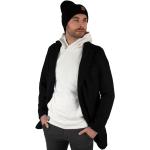 Pánské Klasické kabáty DSTREET v černé barvě z polyesteru ve velikosti XXL ve slevě na zimu plus size 