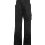 Pánské Pracovní kalhoty Dunlop v černé barvě z nylonu ve velikosti 3 XL ve slevě plus size 