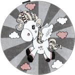 Dětské koberce Dywany Łuszczów v šedé barvě z polypropylenu s motivem Meme / Theme Jednorožec 