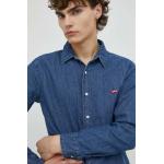 Pánské Džínové košile LEVI´S v námořnicky modré barvě z bavlny ve velikosti M 