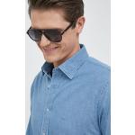 Pánské Designer Džínové košile Michael Kors v modré barvě z bavlny ve slevě 