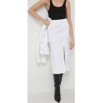 Dámské Džínové sukně Armani Exchange v bílé barvě z bavlny ve velikosti L 