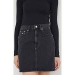 Dámské Pouzdrové sukně Tommy Hilfiger v černé barvě z bavlny mini 