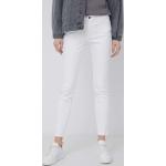 Dámské Skinny džíny Armani Exchange v bílé barvě super skinny z bavlny šířka 29 délka 32 