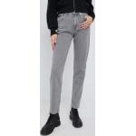 Dámské Designer Straight Fit džíny Calvin Klein v šedé barvě ve velikosti 8 XL šířka 28 délka 30 
