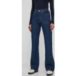 Dámské Designer Boot Cut džíny Calvin Klein Jeans v námořnicky modré barvě z bavlny šířka 27 délka 30 ve slevě 