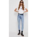 Dámské Designer Skinny džíny Calvin Klein Jeans v modré barvě z bavlny 