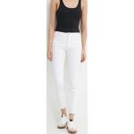Dámské Designer Skinny džíny Calvin Klein Jeans v bílé barvě z bavlny šířka 30 délka 32 