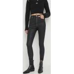 Dámské Designer Skinny džíny Calvin Klein Jeans v černé barvě z bavlny ve slevě 