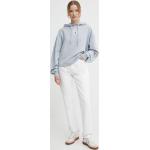 Dámské Designer Straight Fit džíny Calvin Klein Jeans v bílé barvě z džínoviny šířka 29 délka 32 