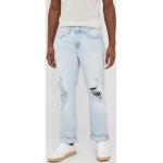 Pánské Designer Straight Fit džíny Calvin Klein Jeans v modré barvě z bavlny tapered 