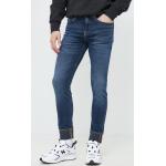 Pánské Designer Skinny džíny Calvin Klein Jeans v námořnicky modré barvě z bavlny ve velikosti 10 XL šířka 30 délka 32 ve slevě 