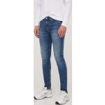 Pánské Designer Skinny džíny Calvin Klein Jeans v modré barvě z bavlny šířka 33 délka 34 ve slevě 