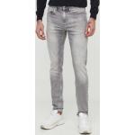 Pánské Designer Slim Fit džíny Calvin Klein Jeans v šedé barvě z bavlny šířka 33 délka 34 