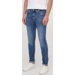 Pánské Designer Slim Fit džíny Calvin Klein Jeans v námořnicky modré barvě z džínoviny šířka 33 délka 34 