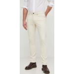 Pánské Designer Slim Fit džíny Calvin Klein v béžové barvě z bavlny šířka 33 délka 34 ve slevě 