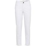 Dámské Slim Fit džíny Camel Active v bílé barvě v moderním stylu z džínoviny šířka 27 délka 32 