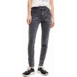 Dámské Skinny džíny Desigual v černé barvě z bavlny ve velikosti 10 XL 