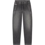 Dámské Boyfriend jeans Diesel v černé barvě v elegantním stylu z džínoviny 