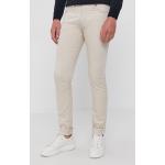 Pánské Slim Fit džíny Emporio Armani v béžové barvě z bavlny ve velikosti XS šířka 33 délka 32 