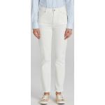 Dámské Slim Fit džíny v bílé barvě v elegantním stylu z džínoviny ve velikosti 5 XL 
