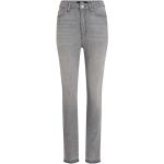 Dámské Skinny džíny Karl Lagerfeld v šedé barvě v třpytivém stylu z džínoviny ve velikosti 5 XL se třpytkami 