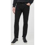 Pánské Designer Slim Fit džíny Michael Kors v černé barvě z bavlny šířka 33 délka 34 ve slevě 