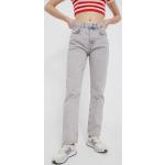 Dámské Straight Fit džíny Pepe Jeans v pudrové barvě z bavlny šířka 31 délka 30 ve slevě 