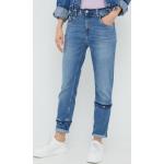 Dámské Džíny s vysokým pasem Pepe Jeans v modré barvě mom z bavlny ve velikosti 8 XL ve slevě 