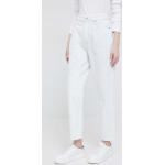 Dámské Straight Fit džíny Pepe Jeans v bílé barvě z bavlny šířka 30 délka 28 ve slevě 