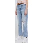 Dámské Straight Fit džíny Pepe Jeans v modré barvě z bavlny šířka 30 délka 28 