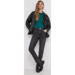 Dámské Džíny s vysokým pasem Pepe Jeans v šedé barvě z bavlny šířka 31 délka 30 
